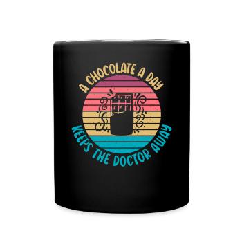 Cadeaux pour amateurs de chocolat - Mug uni - noir - Devant