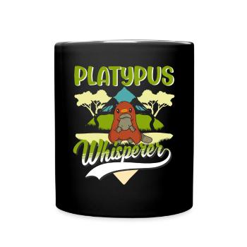 Schnabeltier Flüsterer Platypus Whisperer - Mug uni - noir - Devant