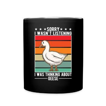 Geese Gift Goose Farmer Goose Goose - Full Colour Mug - black - Front