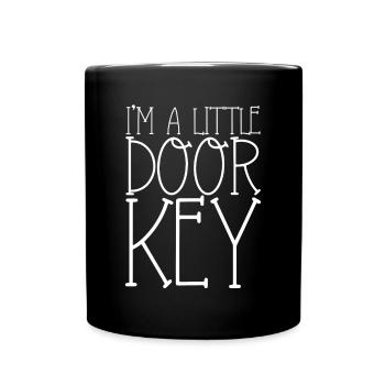 I'm A Little Door Key - Tasse einfarbig - Schwarz - Vorne