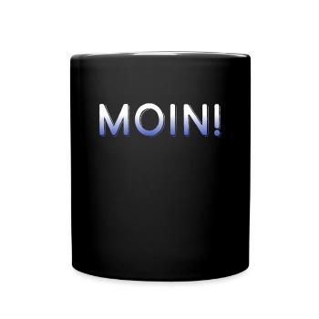 Lune - Mug uni - noir - Devant