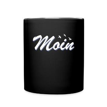 Lune - Mug uni - noir - Devant