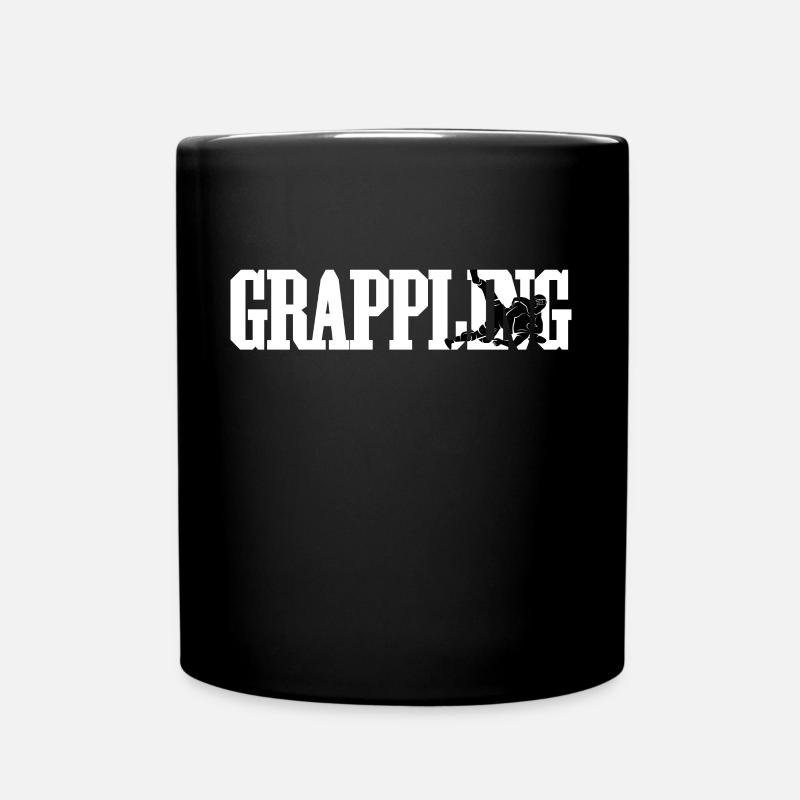 Cadeau d’arts martiaux de lutte de grappling - Mug uni - noir