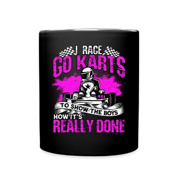 Kart conduite de kart pilotes de course Pilotes de course - Mug uni - noir - Devant