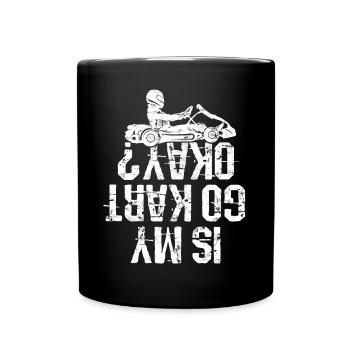 Kart conduite de kart pilotes de course Pilotes de course - Mug uni - noir - Devant