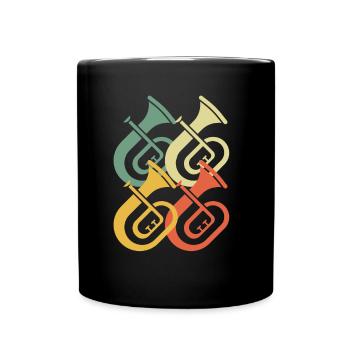Tenorhorn Joueur de Tenorhorn Joueur de Tenorhorn Joueur de Tenorhorn - Mug uni - noir - Devant