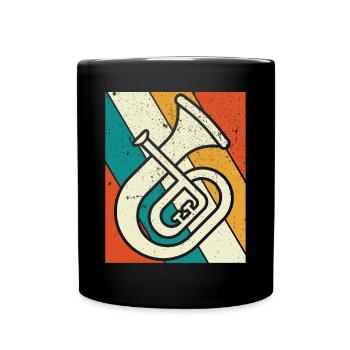 Tenorhorn Joueur de Tenorhorn Joueur de Tenorhorn Joueur de Tenorhorn - Mug uni - noir - Devant