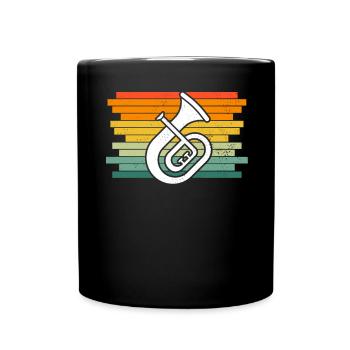 Tenorhorn Joueur de Tenorhorn Joueur de Tenorhorn Joueur de Tenorhorn - Mug uni - noir - Devant