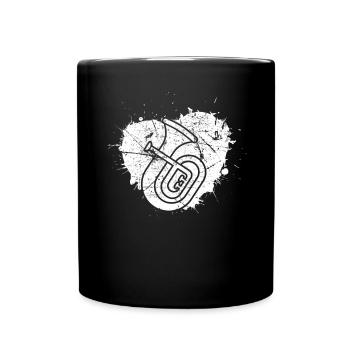 Tenorhorn Joueur de Tenorhorn Joueur de Tenorhorn Joueur de Tenorhorn - Mug uni - noir - Devant