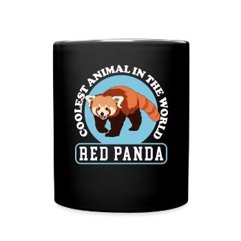Red Panda Red Panda Red Pandas Gift - Full Colour Mug - black - Front