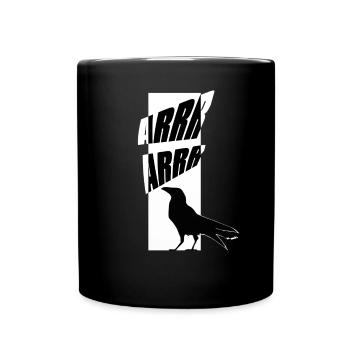 Chemise comique Crowing Raven in the Darkness - Mug uni - noir - Devant