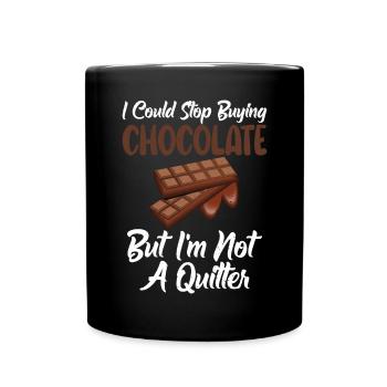 Cadeaux pour amateurs de chocolat - Mug uni - noir - Devant