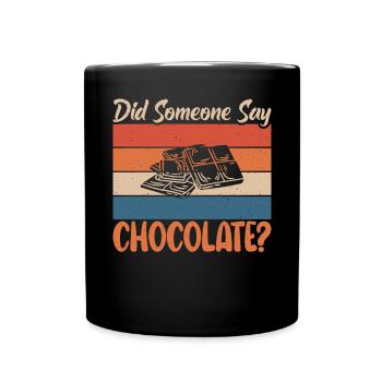 Cadeaux pour amateurs de chocolat - Mug uni - noir - Devant