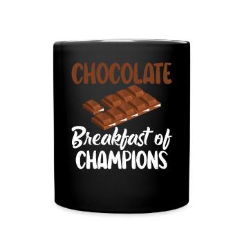 Cadeaux pour amateurs de chocolat - Mug uni - noir - Devant