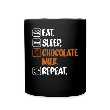 Cadeaux pour amateurs de lait au chocolat - Mug uni - noir - Devant