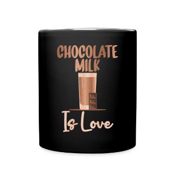 Cadeaux pour amateurs de lait au chocolat - Mug uni - noir - Devant