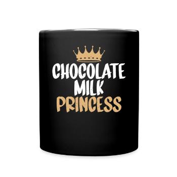 Schokolade Milchliebhaber Geschenke - Tasse einfarbig - Schwarz - Vorne