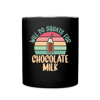 Cadeaux pour amateurs de lait au chocolat - Mug uni - noir - Devant