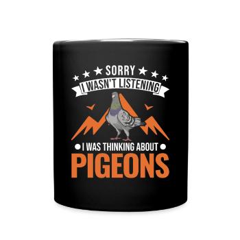 Pigeon Cadeau Pigeon Fancier City Pigeon Pigeonnier Pigeon Transporteur Pigeon - Mug uni - noir - Devant