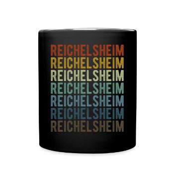 Reichelsheim Ville Rétro Vintage - Mug uni - noir - Devant