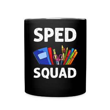 Special education Special education Promoting special needs - Full Colour Mug - black - Front