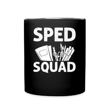 Special education Special education Promoting special needs - Full Colour Mug - black - Front