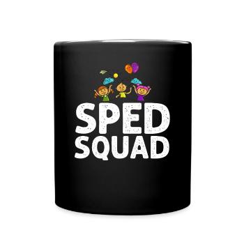 Special education Special education Promoting special needs - Full Colour Mug - black - Front