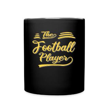 The Football Player - Full Colour Mug - black - Front