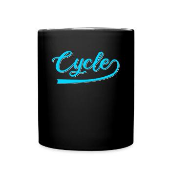 Bicyclette - Mug uni - noir - Devant