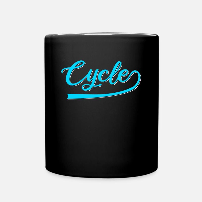 Fahrrad - Tasse einfarbig - Schwarz