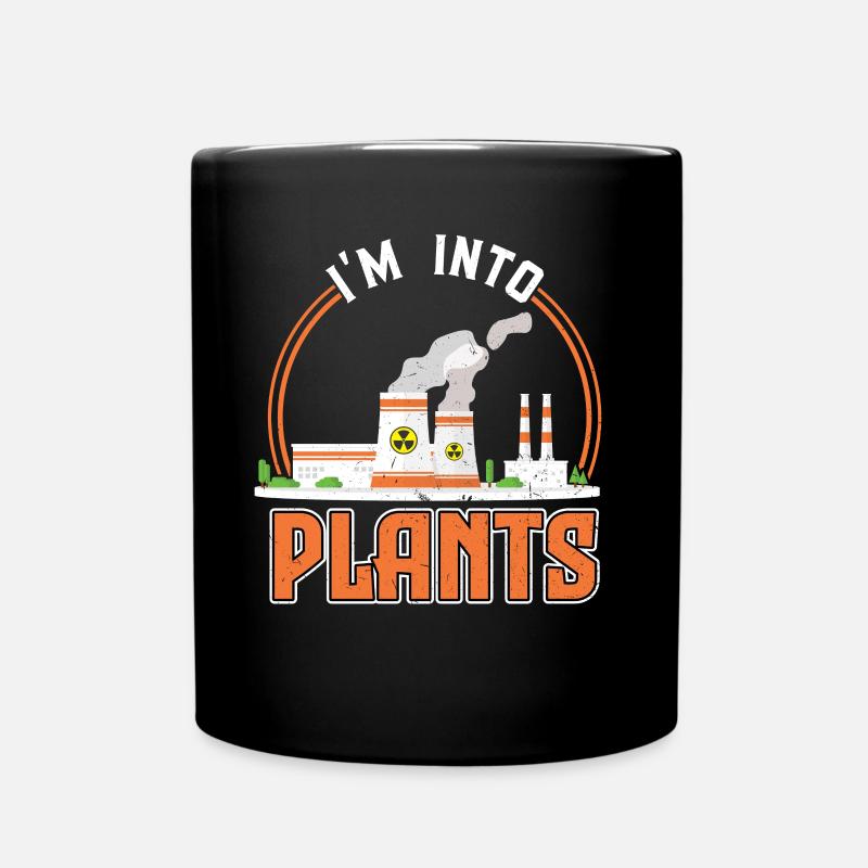 Je suis dans les centrales - Génie nucléaire - Mug uni - noir