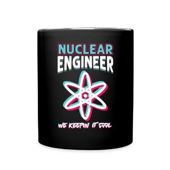 Nuclear Engineer - Tasse einfarbig - Schwarz - Vorne
