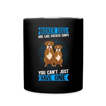 Boxer Dog Dog Owner German Boxer Gift - Full Colour Mug - black - Front
