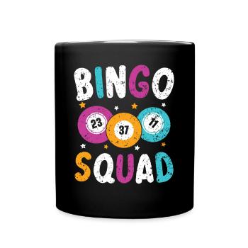 Bingo Squad Bingo Player Casino Gambling Lottery - Mug uni - noir - Devant