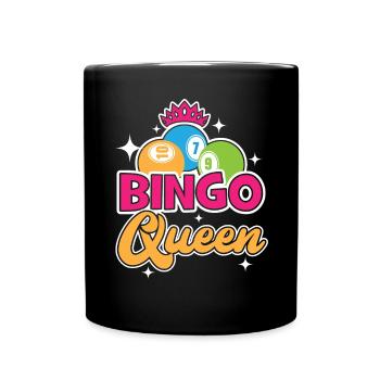 Bingo Queen Bingo Player Casino Gambling Lottery - Mug uni - noir - Devant