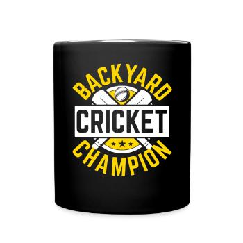 Backyard Cricket Champion Cricket Player Cricketer - Mug uni - noir - Devant