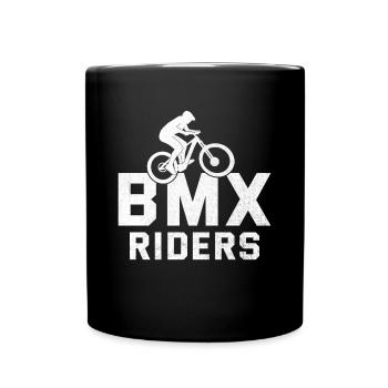 Bmx Rider Freestyle Cyclisme - Mug uni - noir - Devant