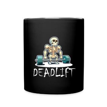 Soulevé de terre Skeleton Bodybuilding Sport Soulevé de terre - Mug uni - noir - Devant