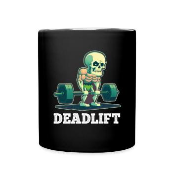 Soulevé de terre Skeleton Bodybuilding Sport Soulevé de terre - Mug uni - noir - Devant