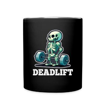 Soulevé de terre Skeleton Bodybuilding Sport Soulevé de terre - Mug uni - noir - Devant