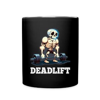 Soulevé de terre Skeleton Bodybuilding Sport Soulevé de terre - Mug uni - noir - Devant