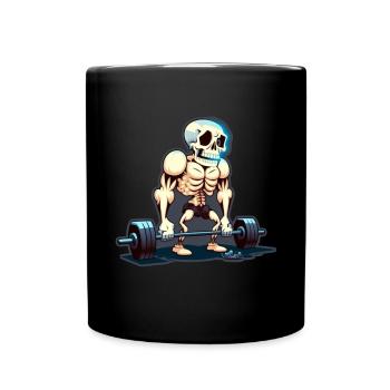 Soulevé de terre Skeleton Bodybuilding Sport Soulevé de terre - Mug uni - noir - Devant