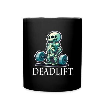 Soulevé de terre Skeleton Bodybuilding Sport Soulevé de terre - Mug uni - noir - Devant