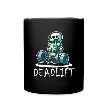 Soulevé de terre Skeleton Bodybuilding Sport Soulevé de terre - Mug uni - noir - Devant