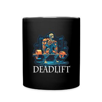 Soulevé de terre Skeleton Bodybuilding Sport Soulevé de terre - Mug uni - noir - Devant
