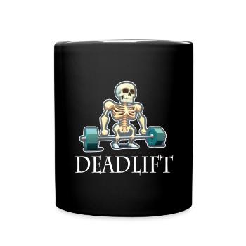Soulevé de terre Skeleton Bodybuilding Sport Soulevé de terre - Mug uni - noir - Devant