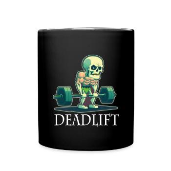 Soulevé de terre Skeleton Bodybuilding Sport Soulevé de terre - Mug uni - noir - Devant