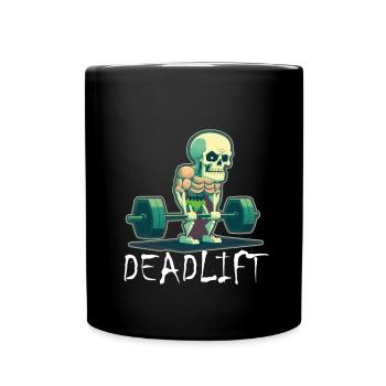 Soulevé de terre Skeleton Bodybuilding Sport Soulevé de terre - Mug uni - noir - Devant
