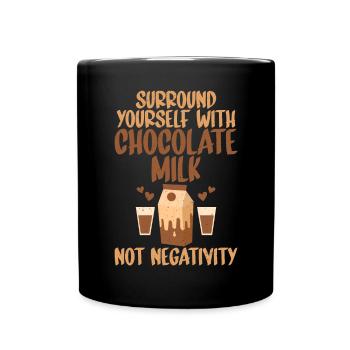Cadeaux pour amateurs de lait au chocolat - Mug uni - noir - Devant