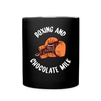Schokolade Milchliebhaber Geschenke - Tasse einfarbig - Schwarz - Vorne